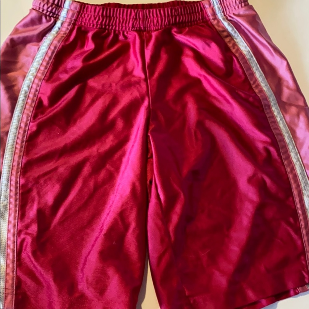 pink nike basketball shorts